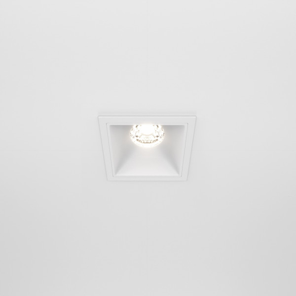 Встраиваемый светильник Maytoni Technical Alfa LED DL043-01-10W4K-SQ-W