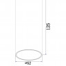 Потолочный светильник Maytoni Focus Led C056CL-L12B4K