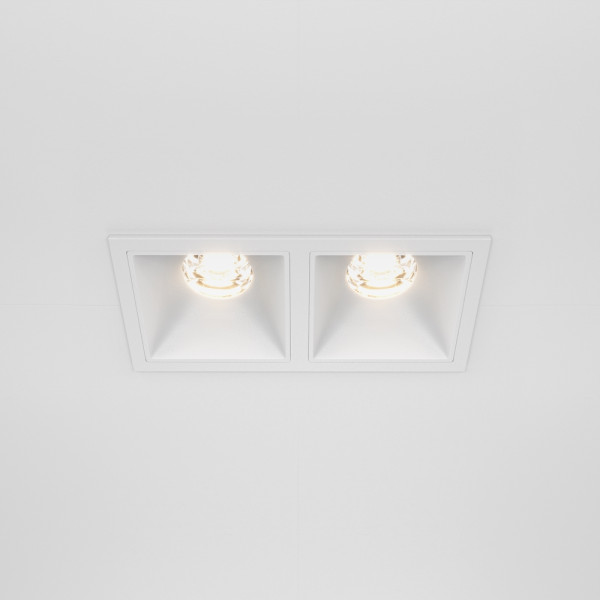 Встраиваемый светильник Maytoni Technical Alfa LED DL043-02-10W3K-D-SQ-W