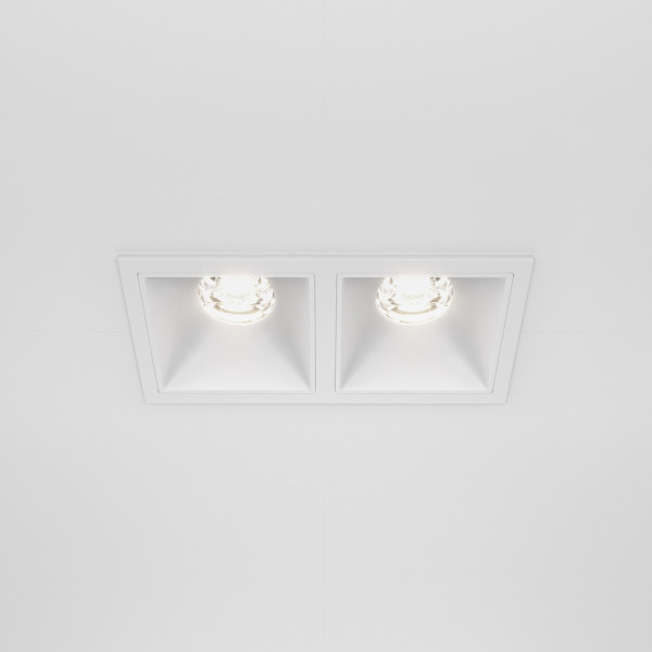 Встраиваемый светильник Maytoni Technical Alfa LED DL043-02-10W4K-D-SQ-W