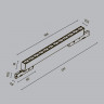 Трековый магнитный светодиодный светильник Maytoni Levity Points TR193-1-10W3K-M-B