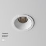 Светильник встраиваемый Maytoni Alfa LED DL043-01-15W4K-RD-W-1