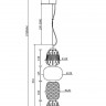 Светильник подвесной Maytoni Pattern MOD267PL-L32CH3K