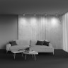 Трековый светодиодный светильник Maytoni Unity ONDA TR007-1-18W4K-W-1