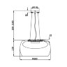 Подвесной светодиодный светильник Maytoni Solen MOD073CL-L13B3K