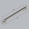 Трековый магнитный светодиодный светильник Maytoni Levity Points TR193-1-20W2.7K-M-B