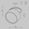 Встраиваемый светильник Maytoni Technical DL024-12W-DTW-BMG