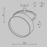 Встраиваемый светильник Maytoni Technical DL024-18W3K-BMG