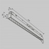Трековый магнитный светодиодный светильник Maytoni EXILITY Points TR031-2-24W2.7K-B