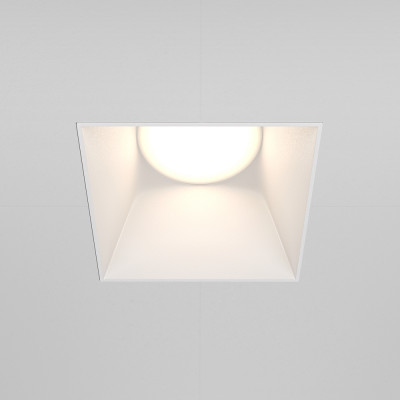 Встраиваемый светильник Maytoni Technical Share DL051-01-GU10-SQ-W