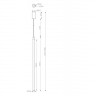 Светильник светодиодный подвесной Maytoni Ray P022PL-L20W3K