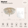 Хрустальная люстра Maytoni Basfor DIA100-CL-03-G