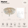 Хрустальная люстра Maytoni Basfor DIA100-CL-03-G