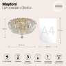 Хрустальная люстра Maytoni Basfor DIA100-CL-03-G
