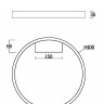 Светильник потолочный Maytoni Rim MOD058CL-L25B3K