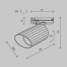 Трековый светильник Maytoni Technical Lipari TR087-1-GU10-W