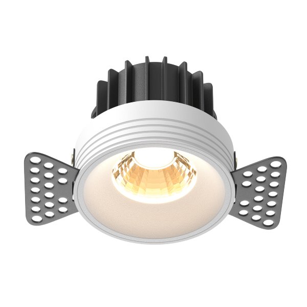 Светильник встраиваемый Maytoni Round DL058-12W2.7K-TRS-W