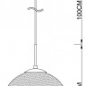 Подвесной светильник Arte Lamp Jupiter Chrome A7963SP-1CC