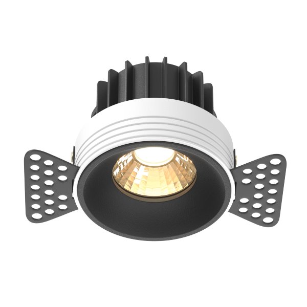 Светильник встраиваемый светодиодный Maytoni Round DL058-12W2.7K-TRS-B
