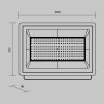 Уличный прожектор светодиодный 150Вт 6500К IP65 Maytoni Flood FL001-L150B6K