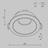 Встраиваемый светильник Maytoni Technical Share DL051-U-1WMG