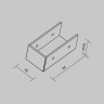 Заглушка для профиля Maytoni Elasity O-TR001-EC