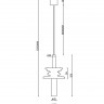Подвесной светильник Maytoni Sound Wave MOD255PL-01B2