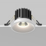 Светильник встраиваемый светодиодный Maytoni Round DL058-12W-DTW-W