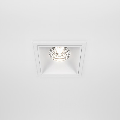 Встраиваемый светодиодный светильник Maytoni Technical Alfa LED DL043-01-15W4K-SQ-W