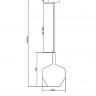 Подвесной светильник Maytoni Duality MOD271PL-01B6