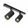 Трековый магнитный светодиодный светильник Maytoni Basity Focus Duo TR176-1-2X5WTW-M-B