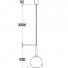Подвесной светодиодный светильник Maytoni The Sixth Sense Z020PL-L6B3K